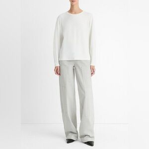Vince Knit Relaxed Long-Sleeve T-Shirt